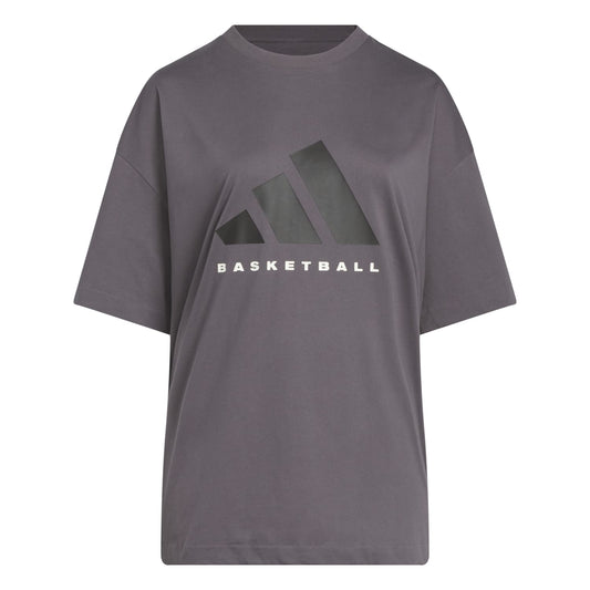 Adidas Unisex Adidas Basketball Tee Gray JC7834