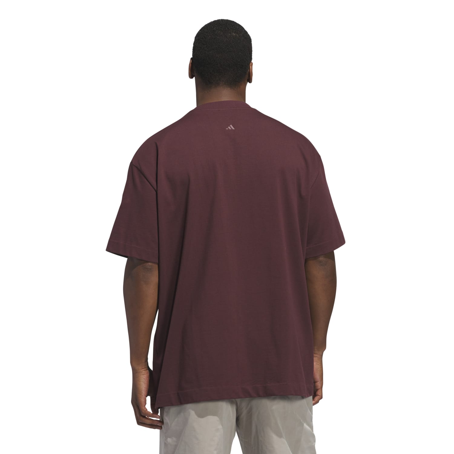 Adidas Unisex Adidas Basketball Tee Red JD6128