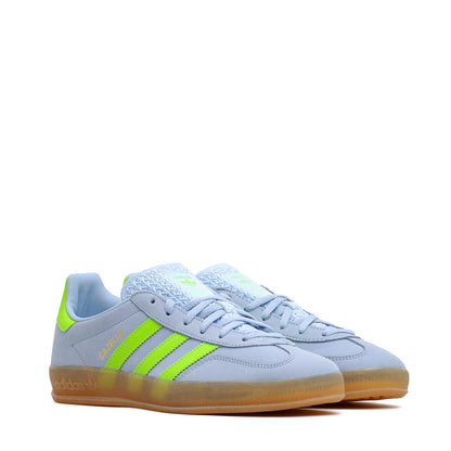Adidas Women Gazelle Indoor Clear Sky Solar Green JI1372