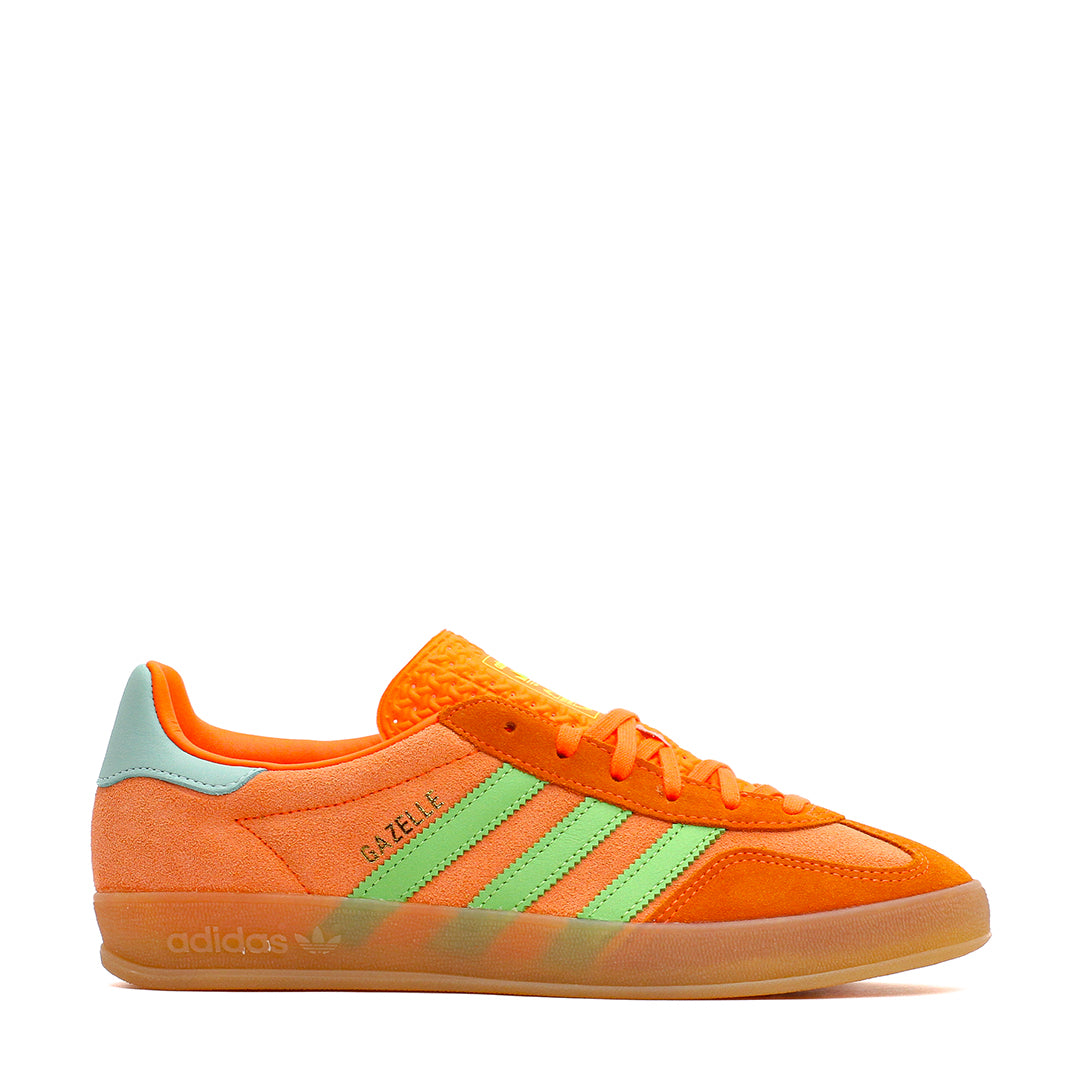 Adidas Women Gazelle Indoor Solar Orange Clear Mint JQ0193