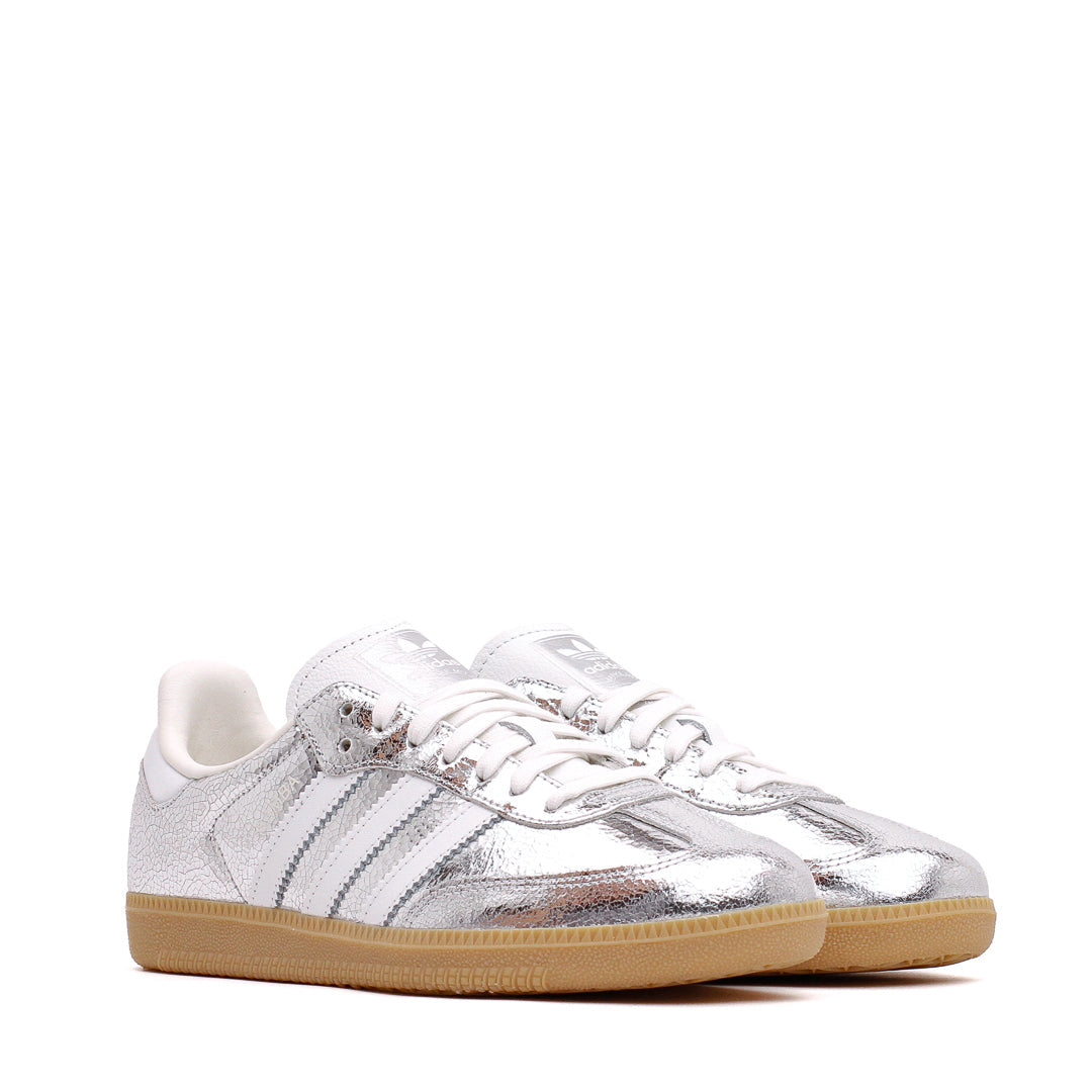 Adidas Women Samba OG Silver Metallic Core JR0035