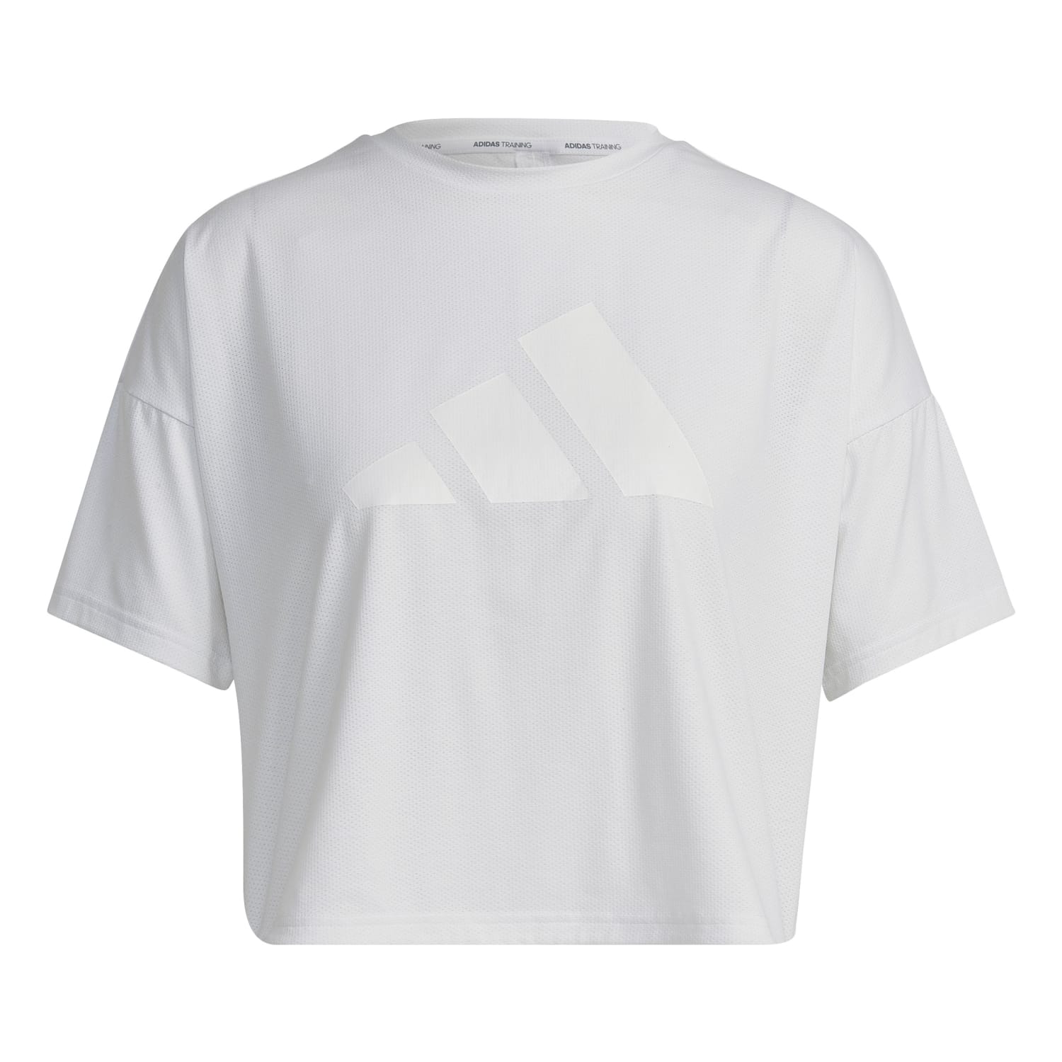 Adidas Women Train Icons 3 Bar Logo Tee White HK6965