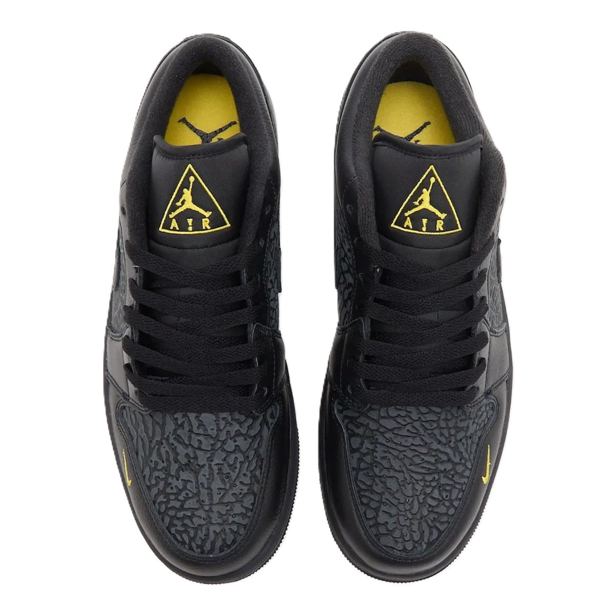 Jordan 1 Low Black Elephant Print