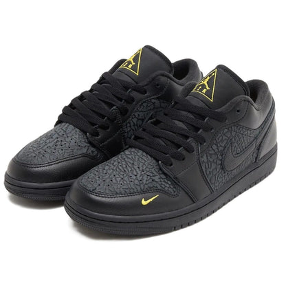 Jordan 1 Low Black Elephant Print