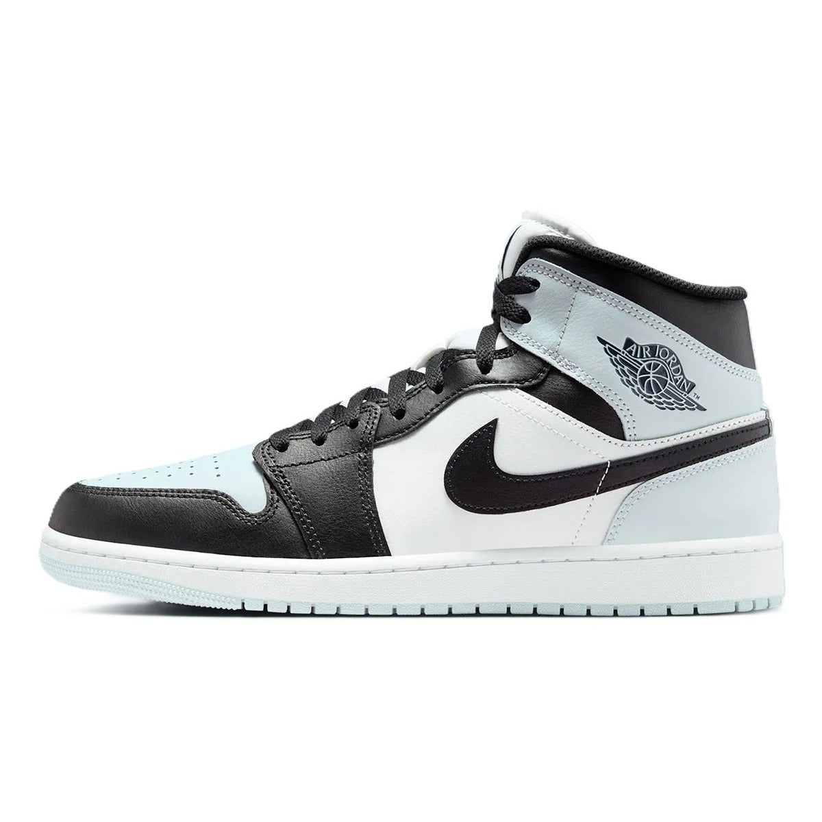 Jordan 1 Mid Black Aura Squadron Blue