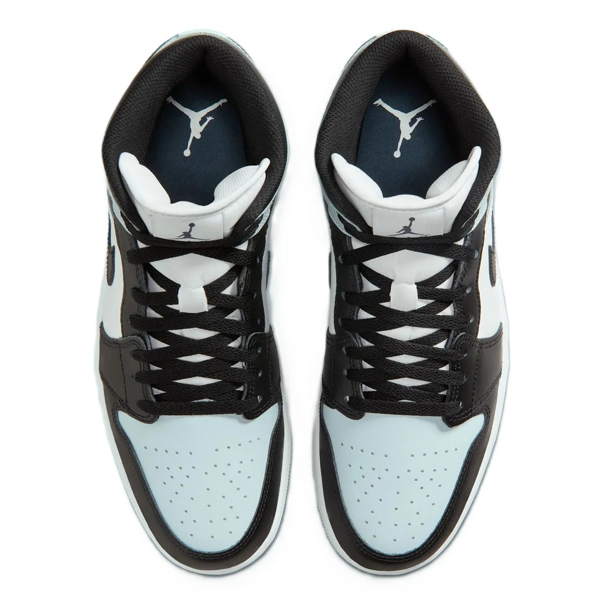Jordan 1 Mid Black Aura Squadron Blue