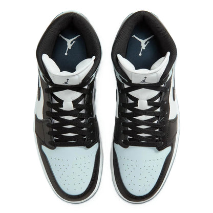 Jordan 1 Mid Black Aura Squadron Blue