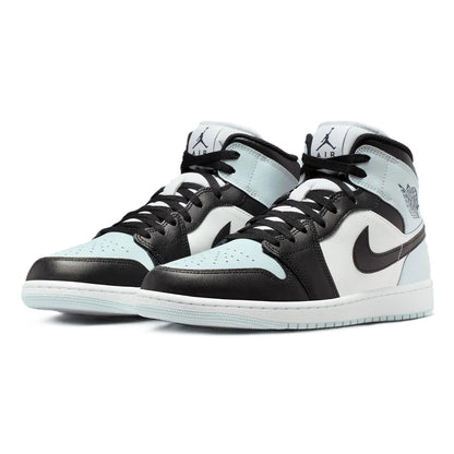 Jordan 1 Mid Black Aura Squadron Blue
