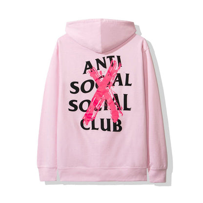 Anti Social Social Club Cancelled USA Made Hoodie Pink