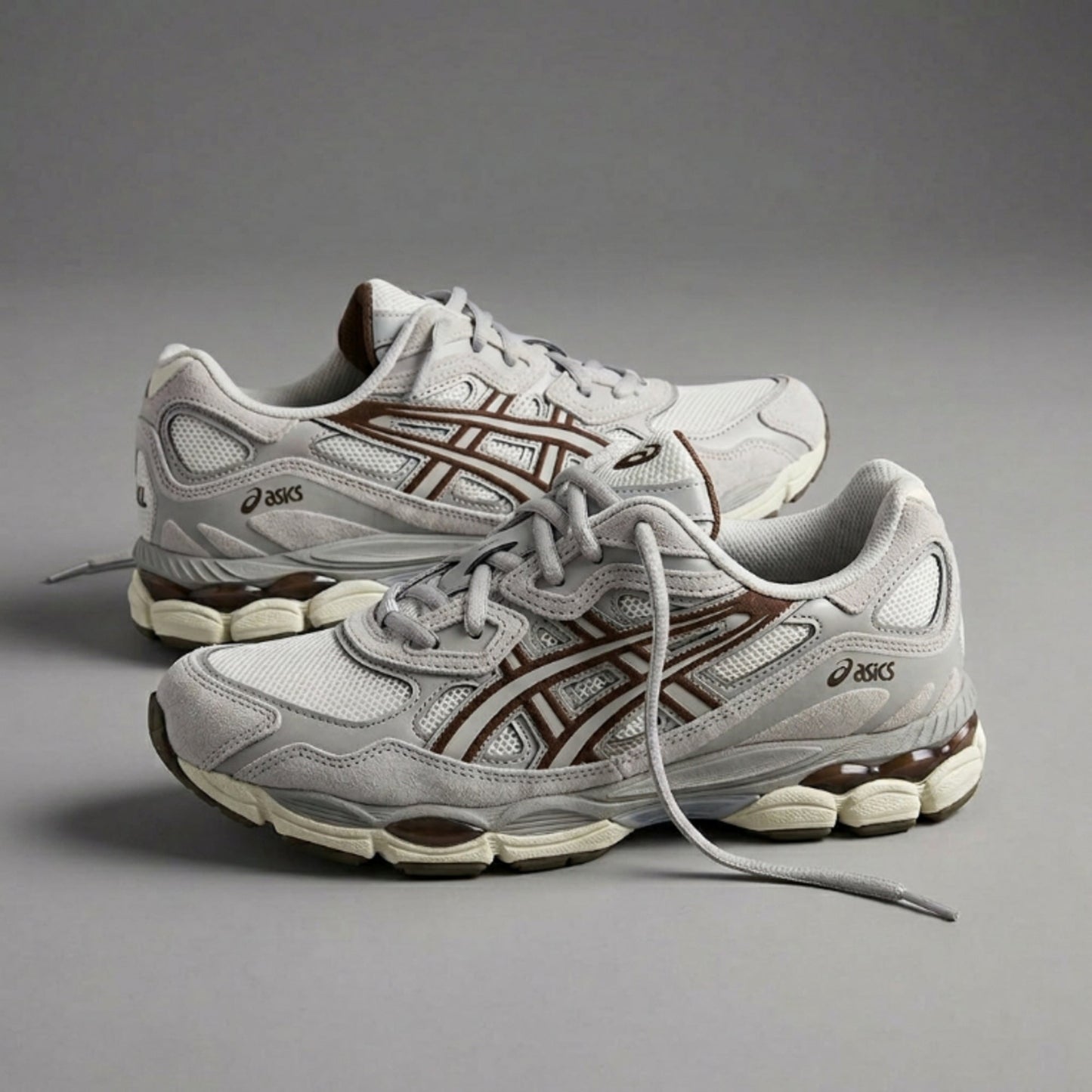 ASICS Gel-NYC Cream Cement Grey Brown