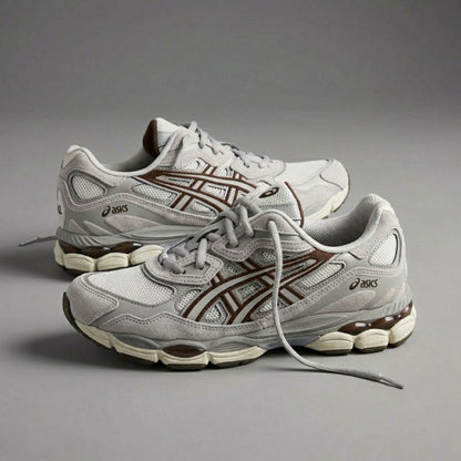 ASICS Gel-NYC Cream Cement Grey Brown