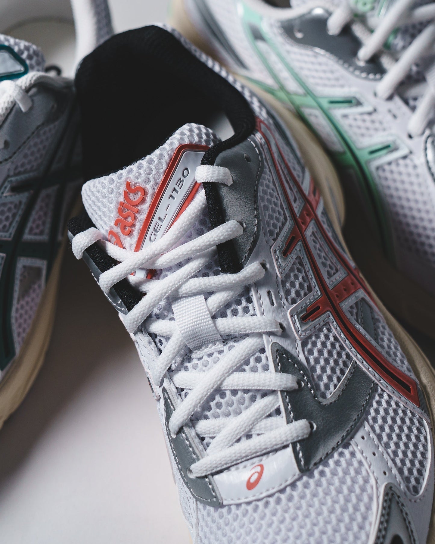 Asics Unisex Gel-1130 White Desert Red Core 1203A609-102