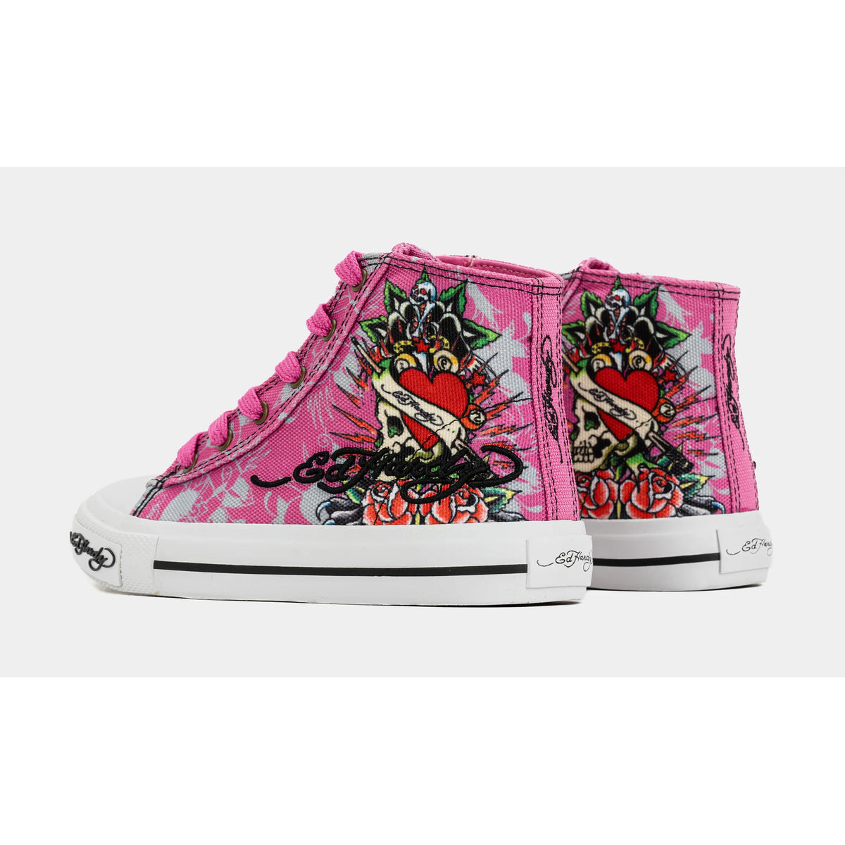 Ed Hardy Skull High Top Pink (PS)