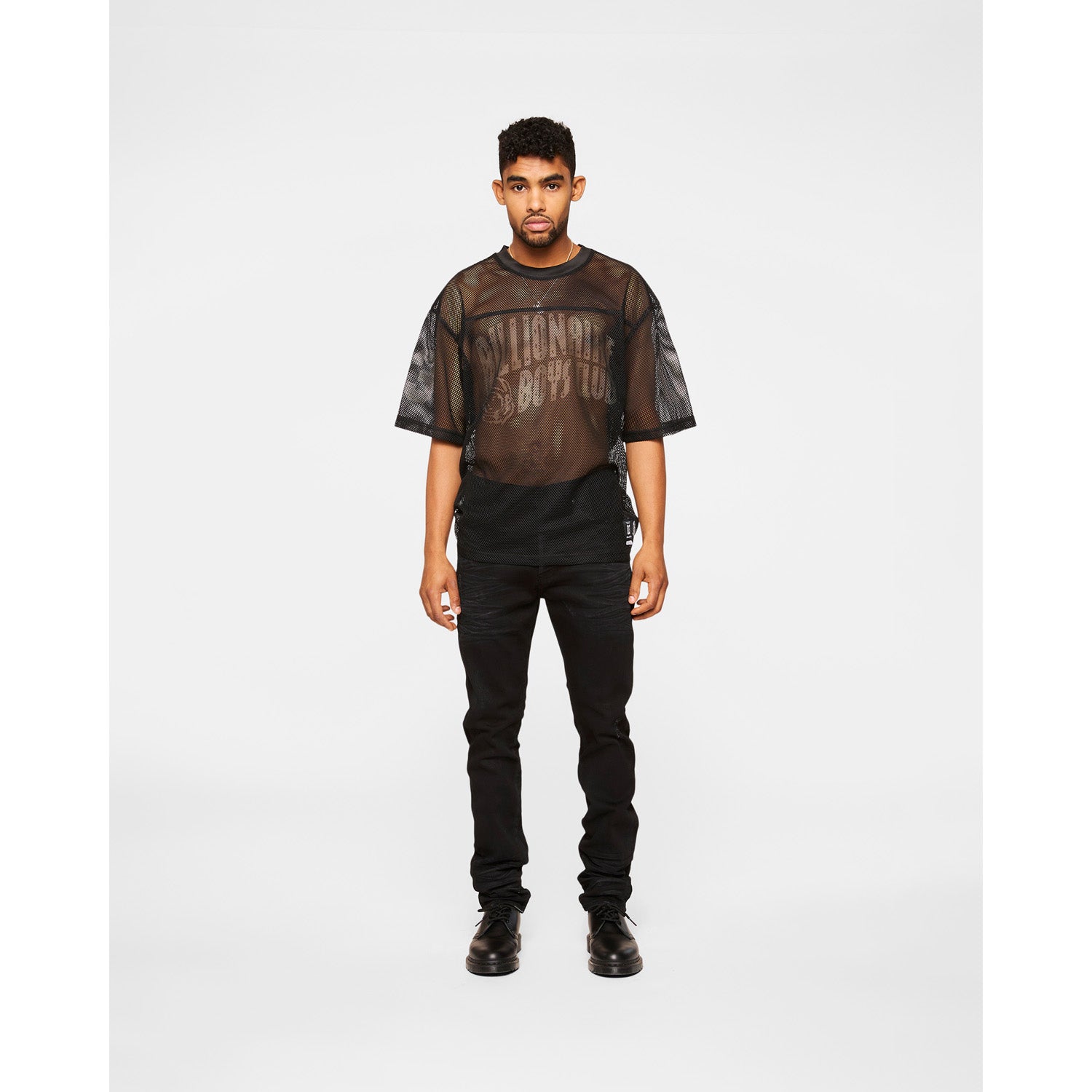 Billionaire Boys Club BB Varsity SS Knit (Cropped Fit) Black