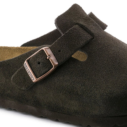 Birkenstock Boston Soft Footbed Suede Mocha 