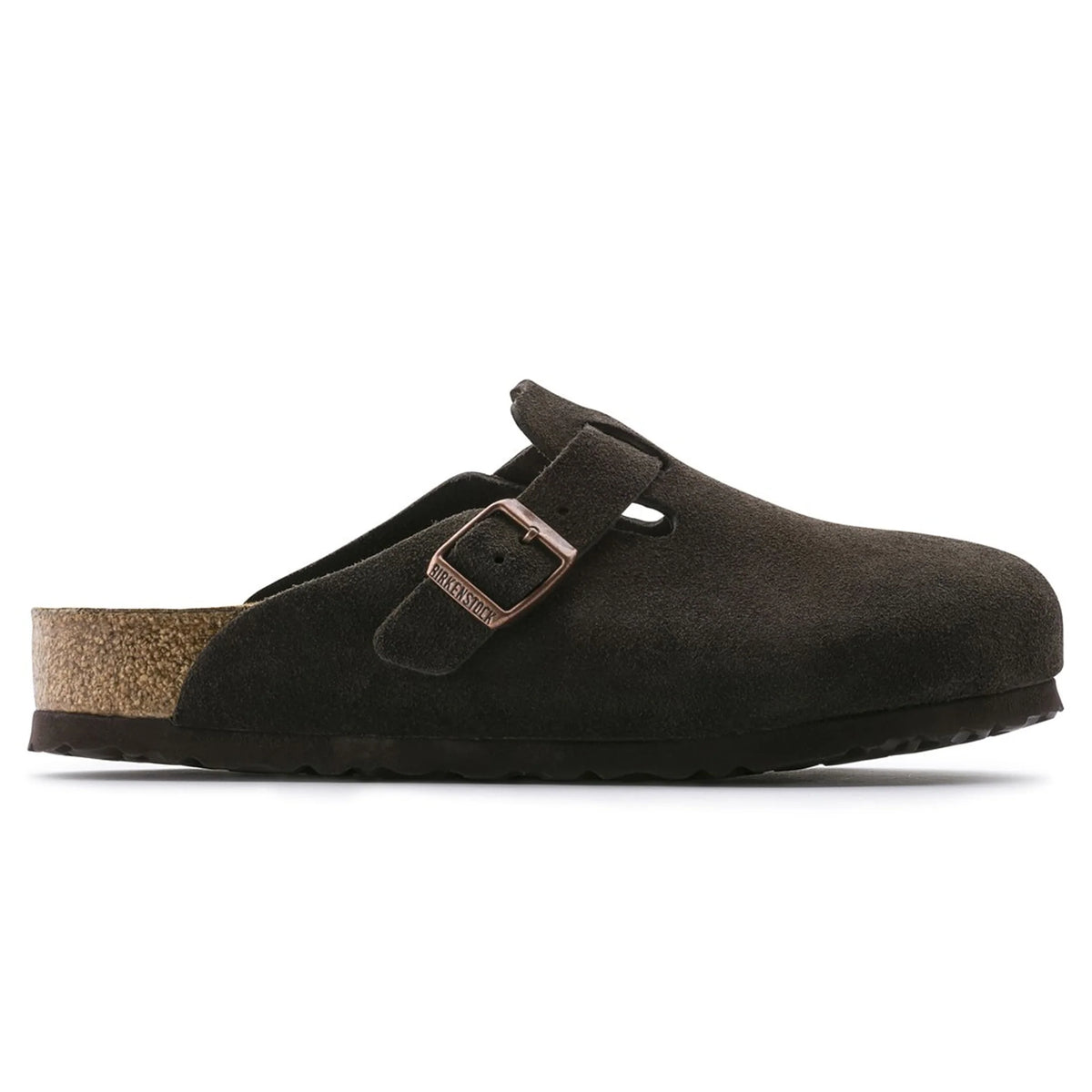 Birkenstock Boston Soft Footbed Suede Mocha 