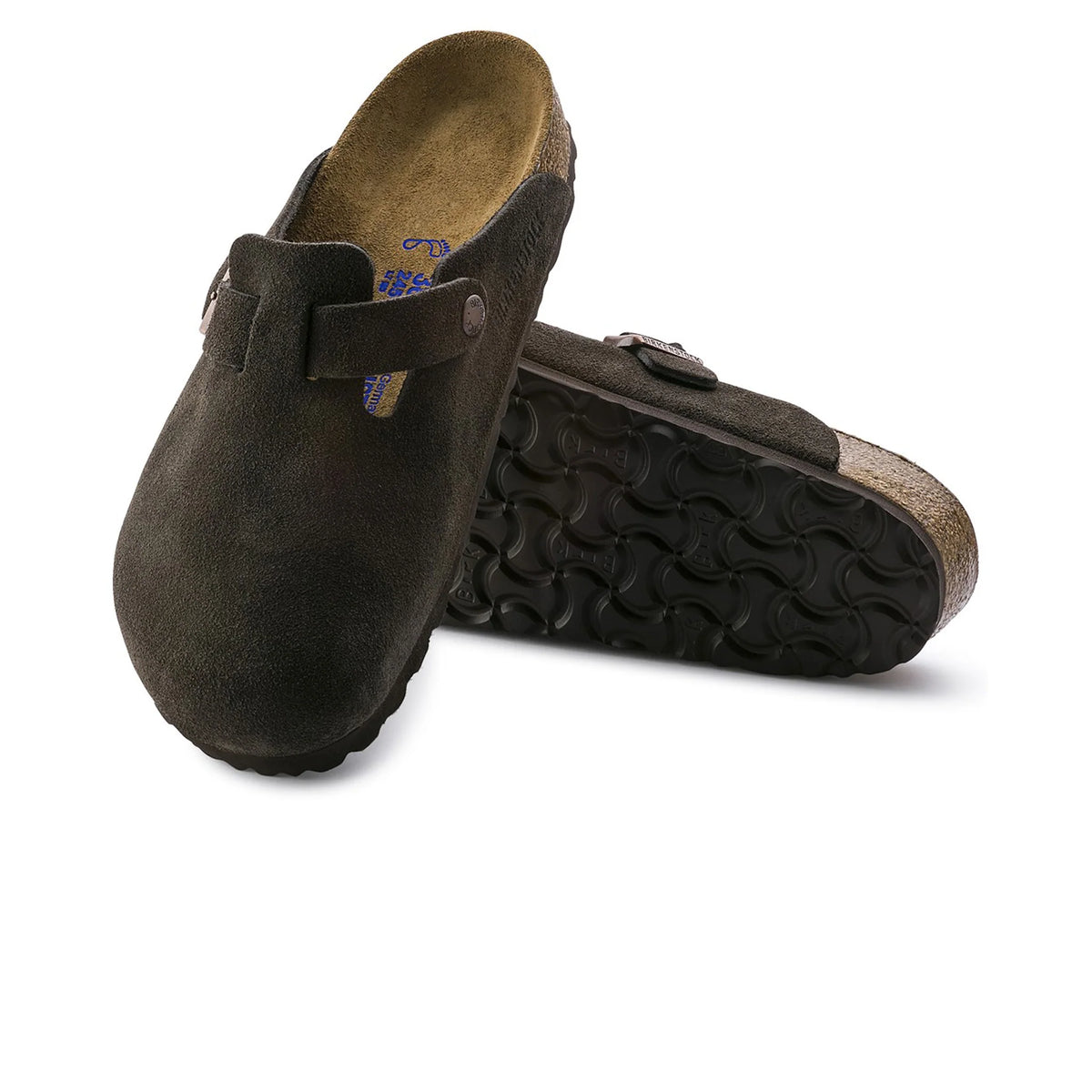 Birkenstock Boston Soft Footbed Suede Mocha 