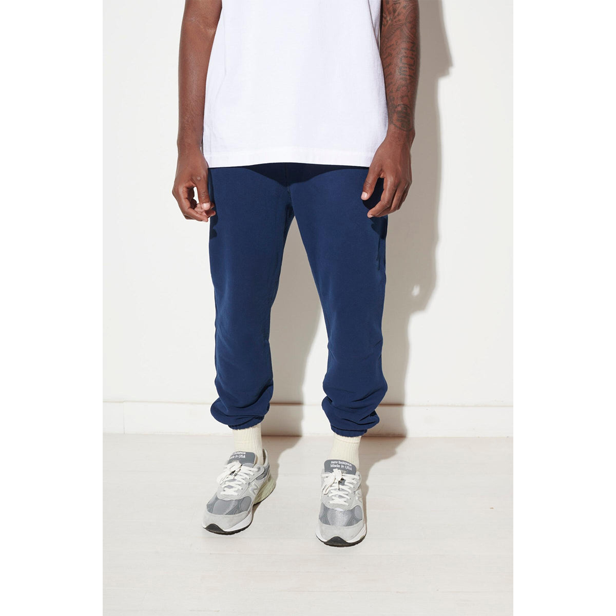 Bristol Studio Men Slim Sweatpant Navy