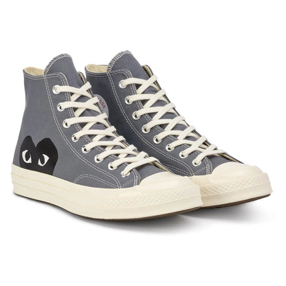Converse Chuck Taylor 70 Black Heart High Top Grey