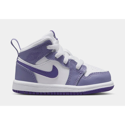 Jordan 1 Mid Dusty Amethyst White Court Purple (TD)