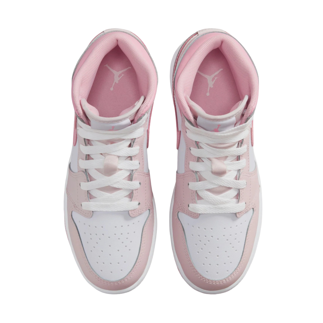 Jordan 1 Mid Pearl Pink White (GS)