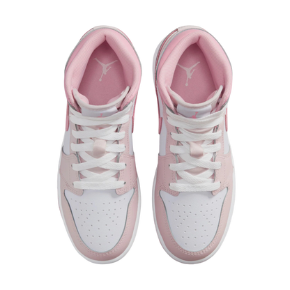 Jordan 1 Mid Pearl Pink White (GS)