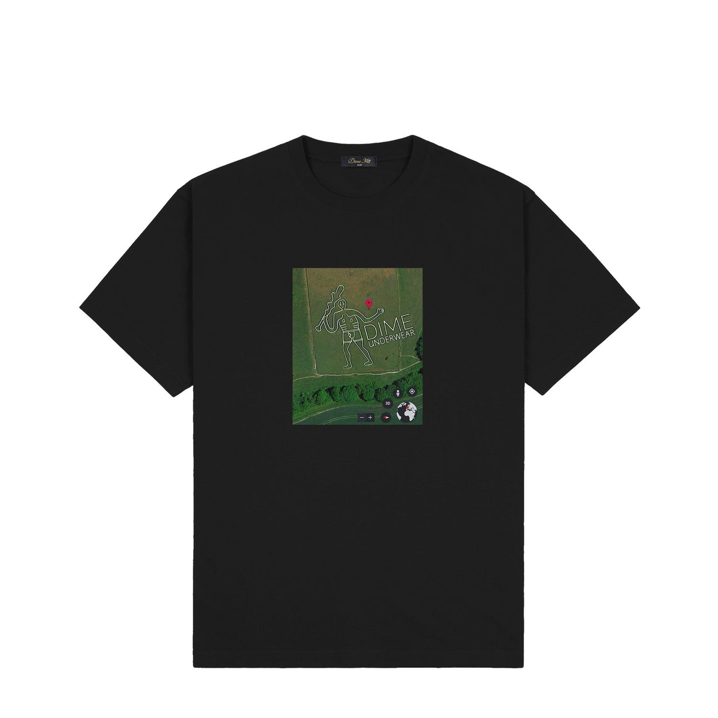 Dime GPS T-Shirt Black