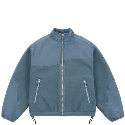 Dime Heavyweight Fleece Jacket Slate Blue