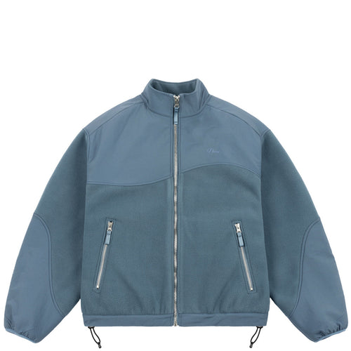 Dime Heavyweight Fleece Jacket Slate Blue