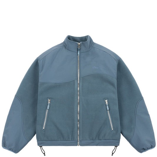 Dime Heavyweight Fleece Jacket Slate Blue