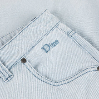 Dime Men Classic Baggy Denim Pants Light Washed