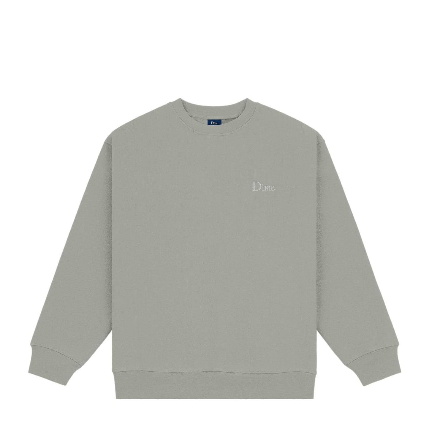 Dime Men Classic Small Logo Crewneck Gravel