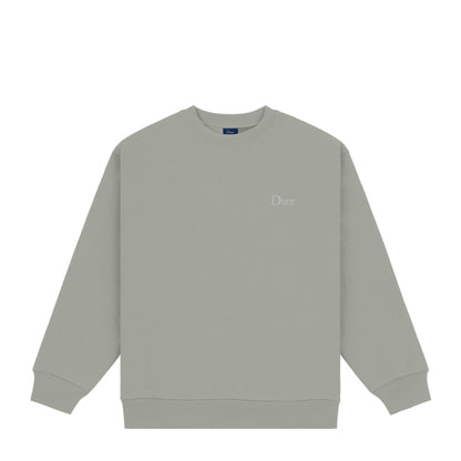 Dime Men Classic Small Logo Crewneck Gravel