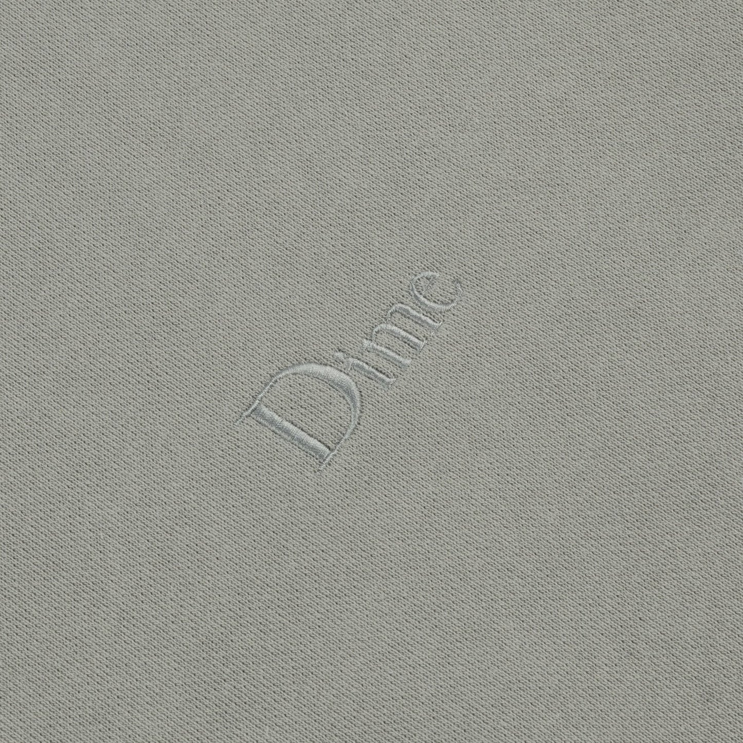 Dime Men Classic Small Logo Crewneck Gravel