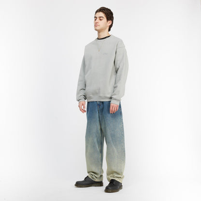 Dime Men Classic Small Logo Crewneck Gravel