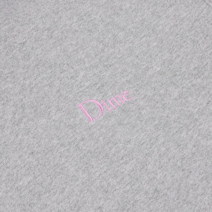 Dime Men Classic Small Logo Crewneck Heather Gray