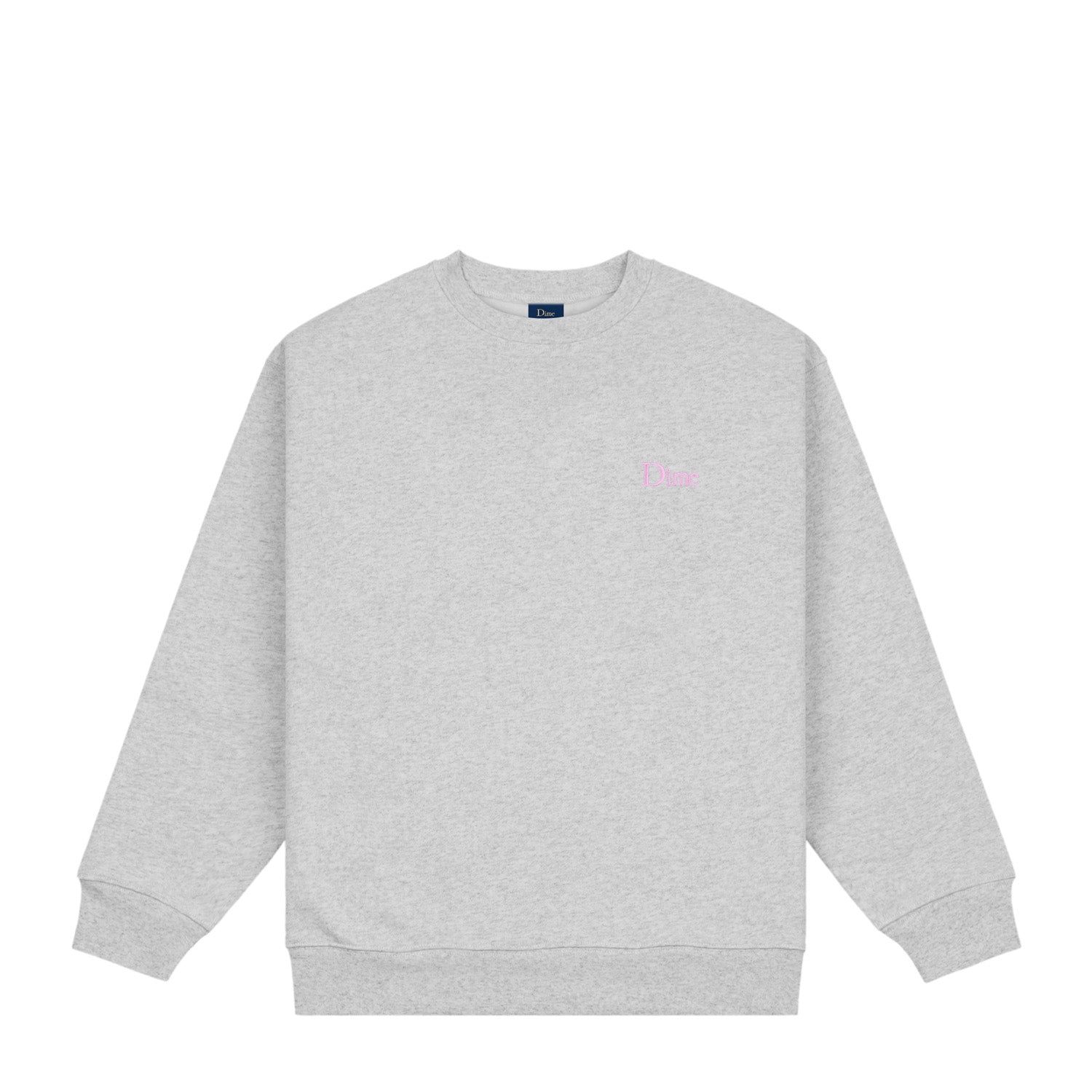 Dime Men Classic Small Logo Crewneck Heather Gray