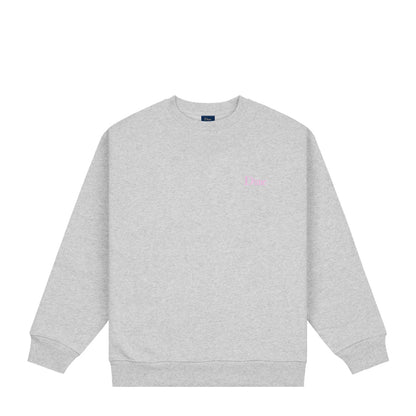Dime Men Classic Small Logo Crewneck Heather Gray