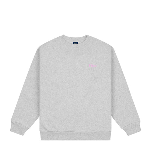Dime Men Classic Small Logo Crewneck Heather Gray