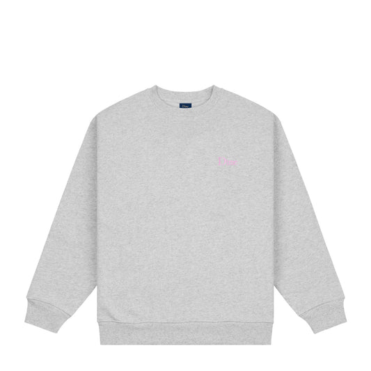 Dime Men Classic Small Logo Crewneck Heather Gray