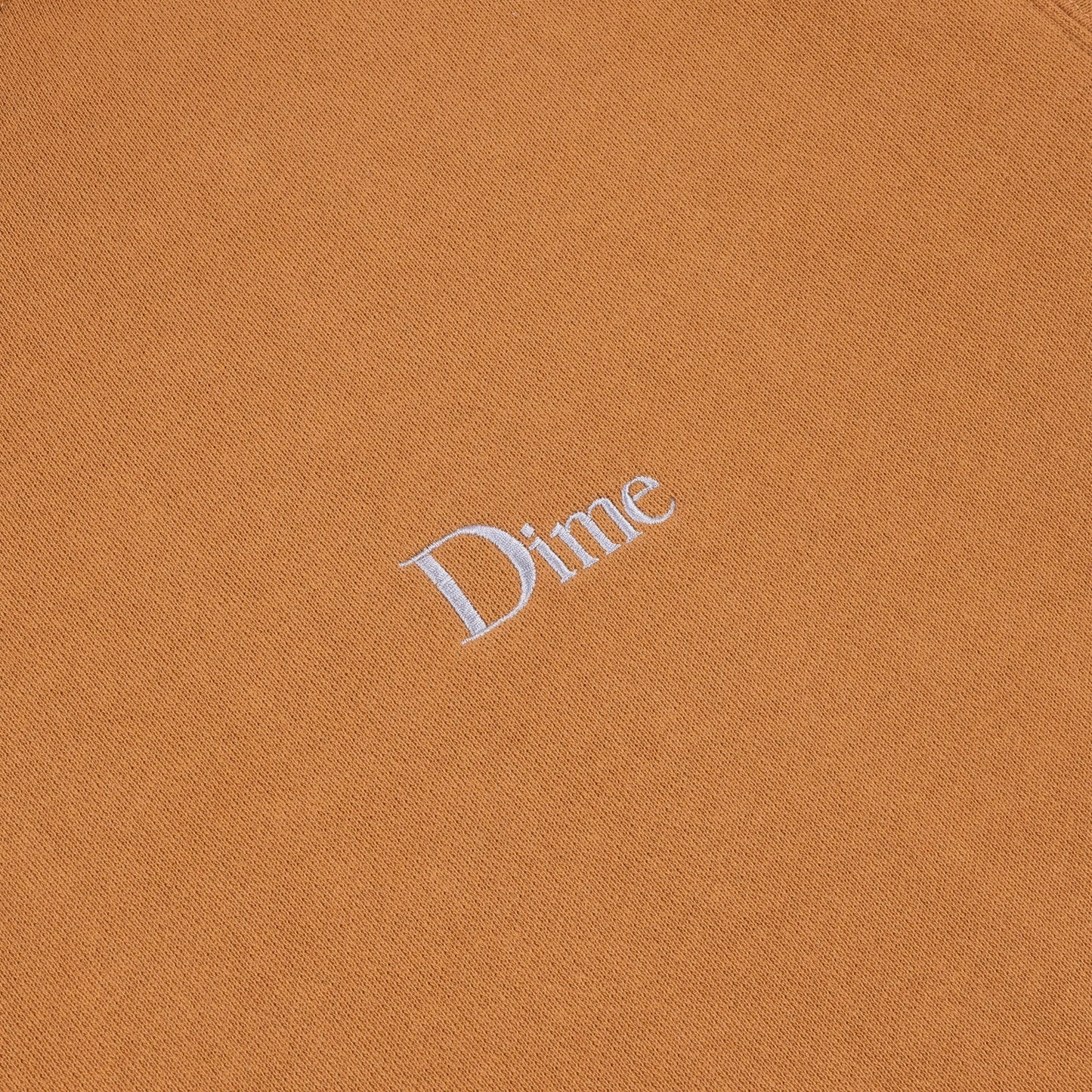 Dime Men Classic Small Logo Hoodie Almond