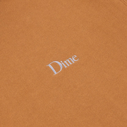 Dime Men Classic Small Logo Hoodie Almond