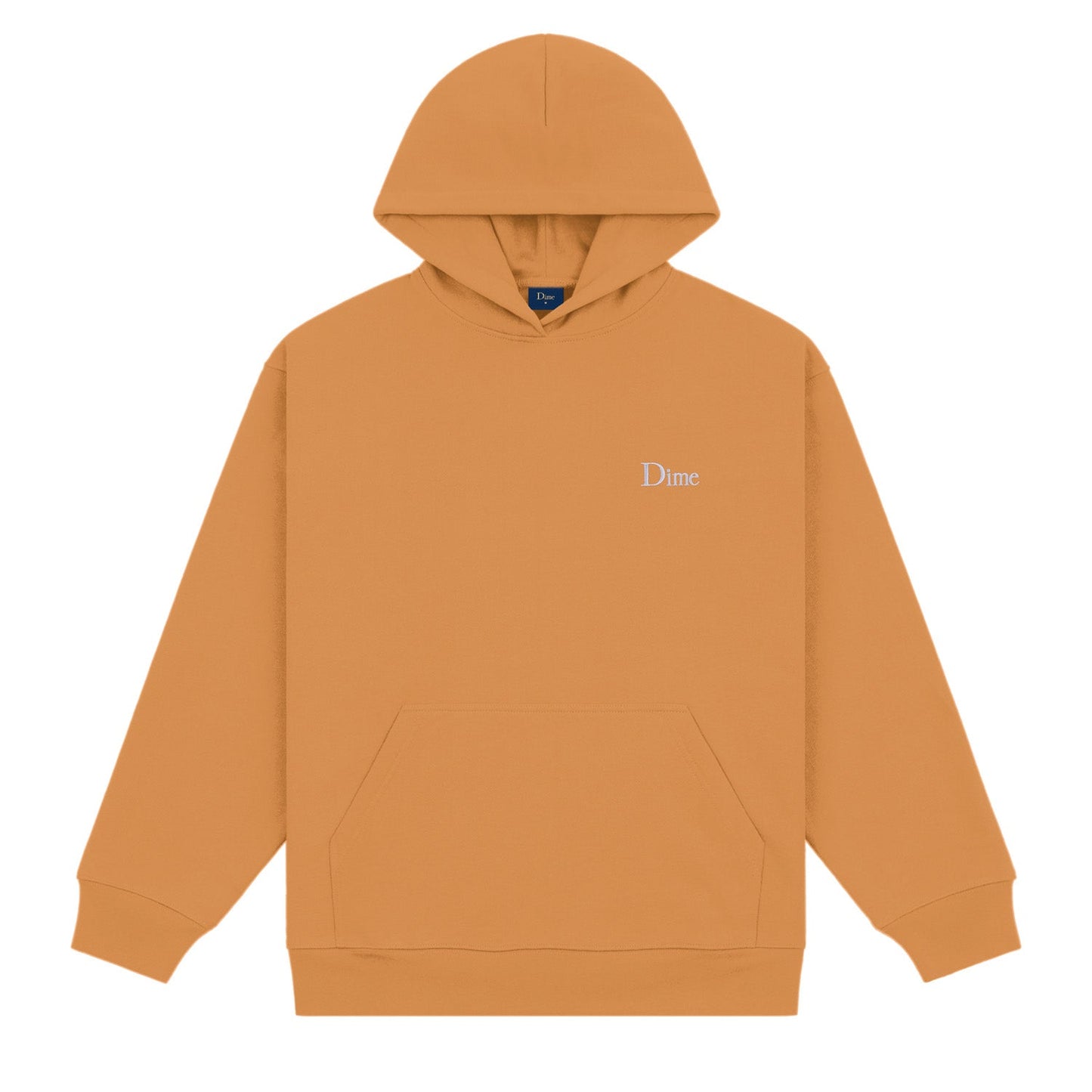 Dime Men Classic Small Logo Hoodie Almond