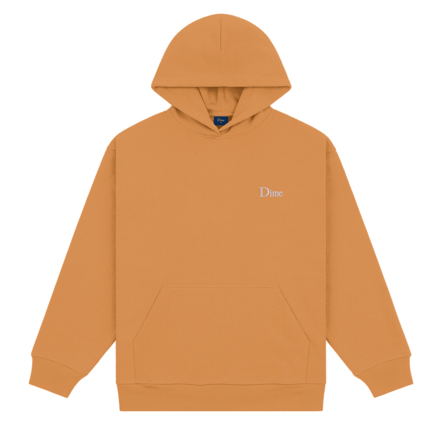 Dime Men Classic Small Logo Hoodie Almond