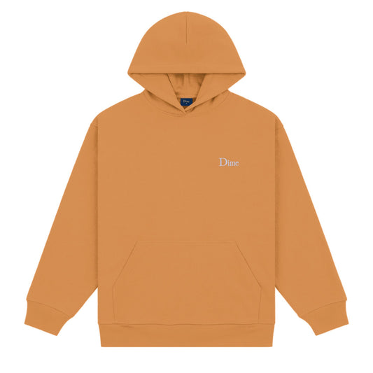 Dime Men Classic Small Logo Hoodie Almond