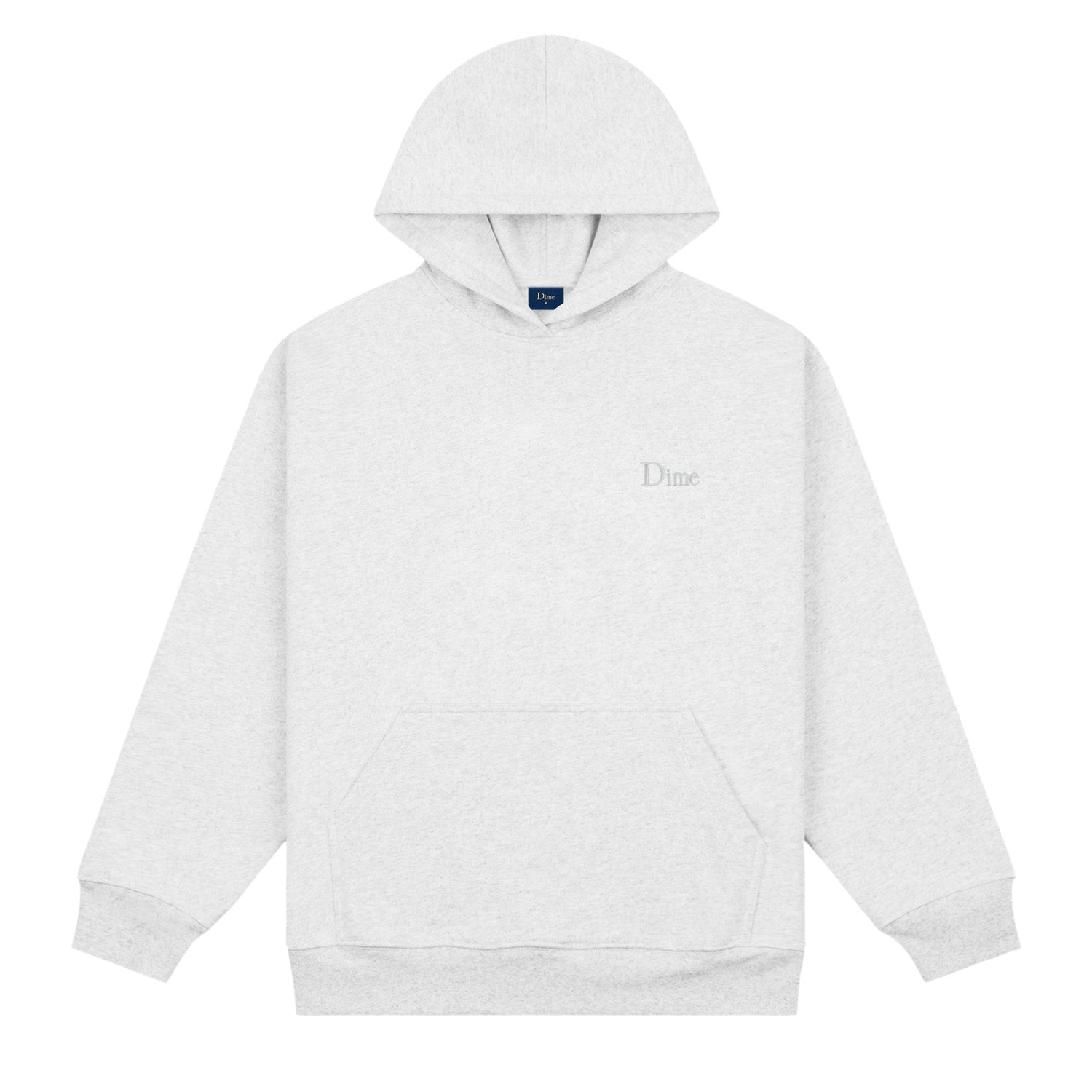 Dime Men Classic Small Logo Hoodie Ash