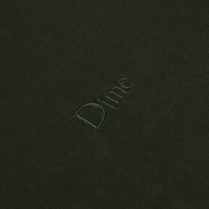 Dime Men Classic Small Logo T-Shirt Forest Green
