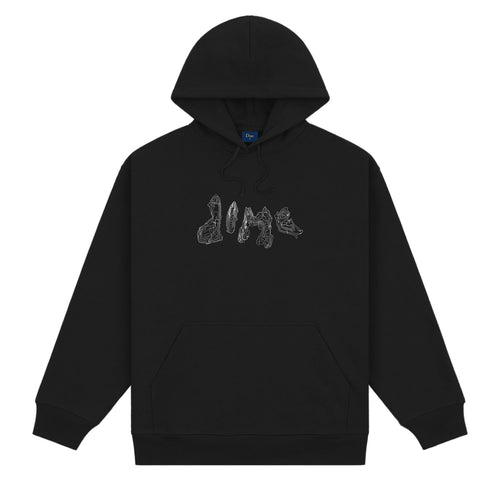 Dime Men Topo Hoodie Black