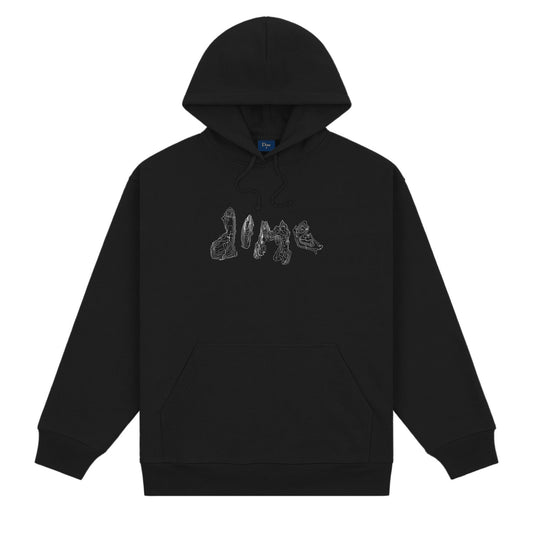 Dime Men Topo Hoodie Black