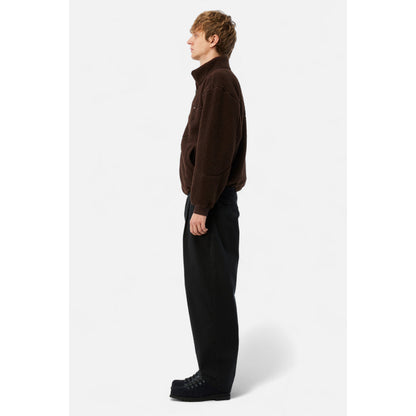 Dime Polar Fleece Sherpa Zip Brown